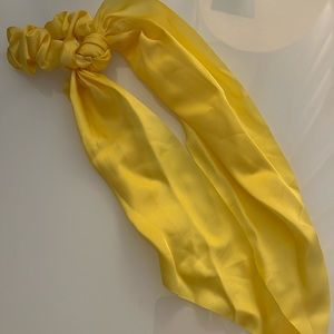 (NEW) Yellow Scrunchie with Scarf